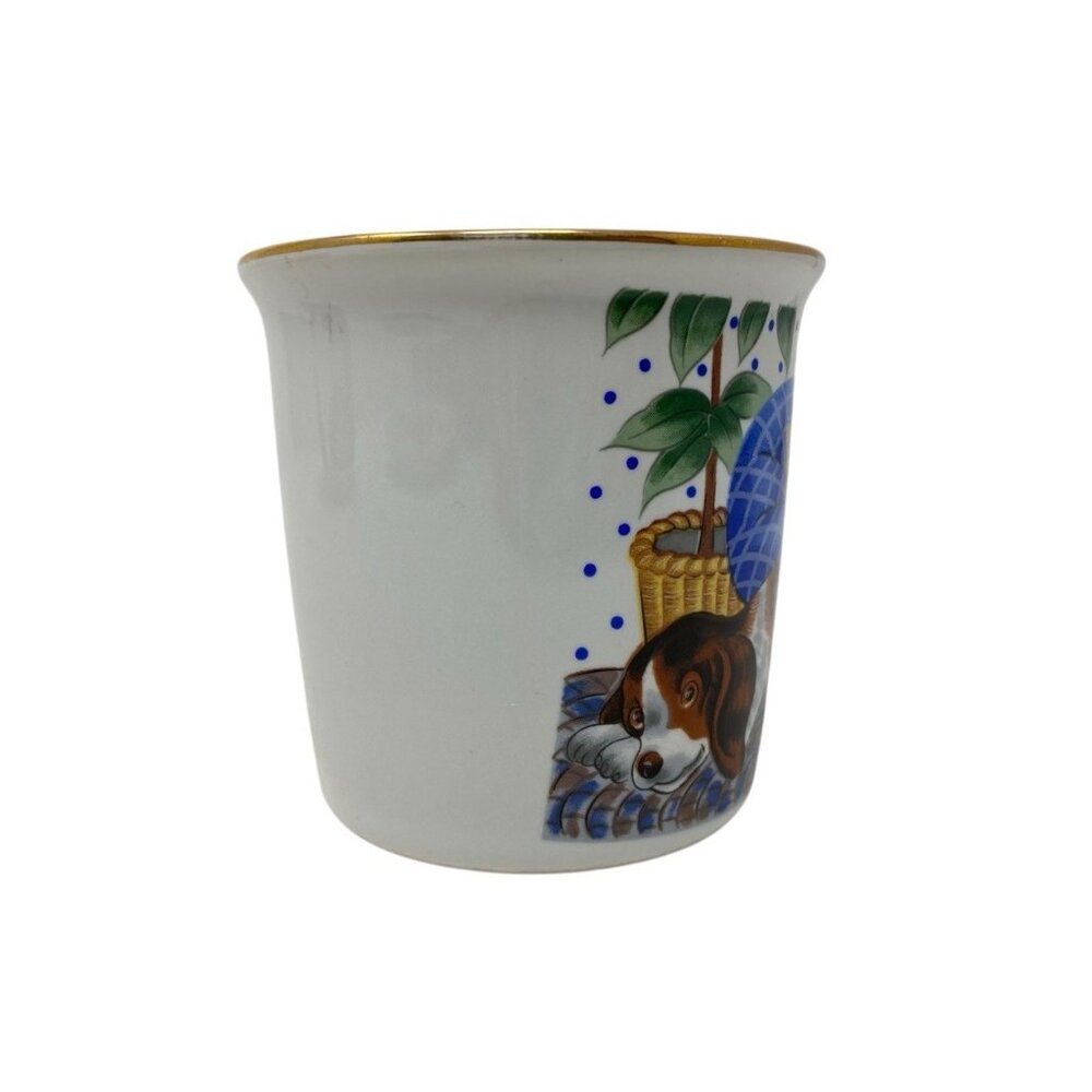 Vintage Porcelain Kitten Puppy Adorable China Cup‎ Plate Small Bowl Set - Picture 5 of 15